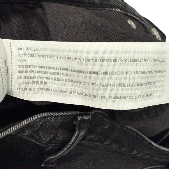 Abercrombie & Fitch Black 90’s slim straight ultra high rise jeans - Picture 5 of 10